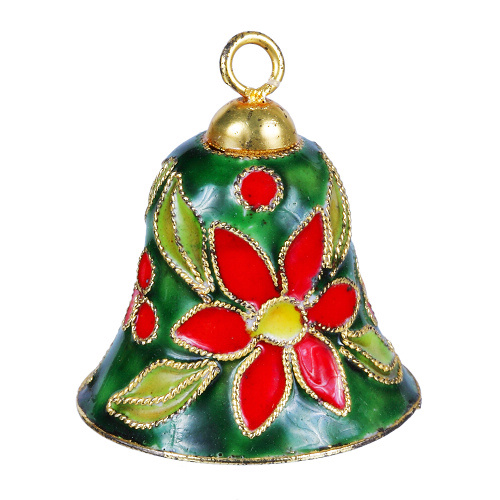 Glocke XS, Weihnachtsglocken, Weihnachtsdeko, Cloisonne Emaille, 5409 - zum Schließen ins Bild klicken